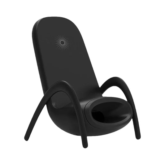 MINI CHAIR WIRELESS CHARGER SPEAKER BLACK