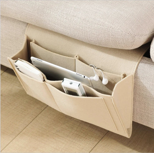 Felt Bedside Storage Organizer | Anti-Slip Hanging Pouch